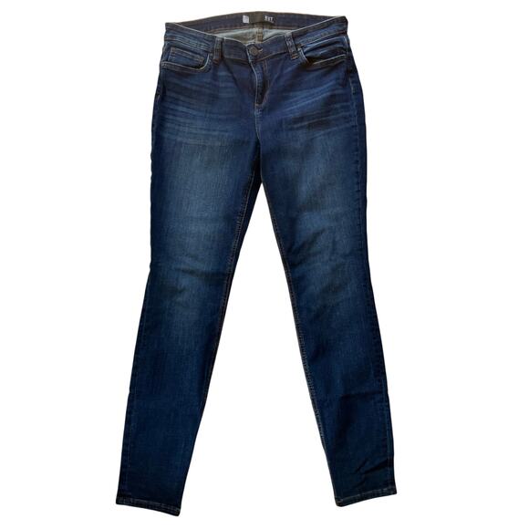 Kut from the Kloth Mia Toothpick Skinny Jeans Size 12 Dark Wash - Picture 1 of 6
